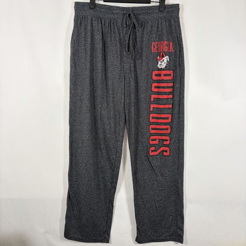 Georgia Bulldogs Concepts Sports Sleepwear Pajama Pants Mens Large Gray 34x31